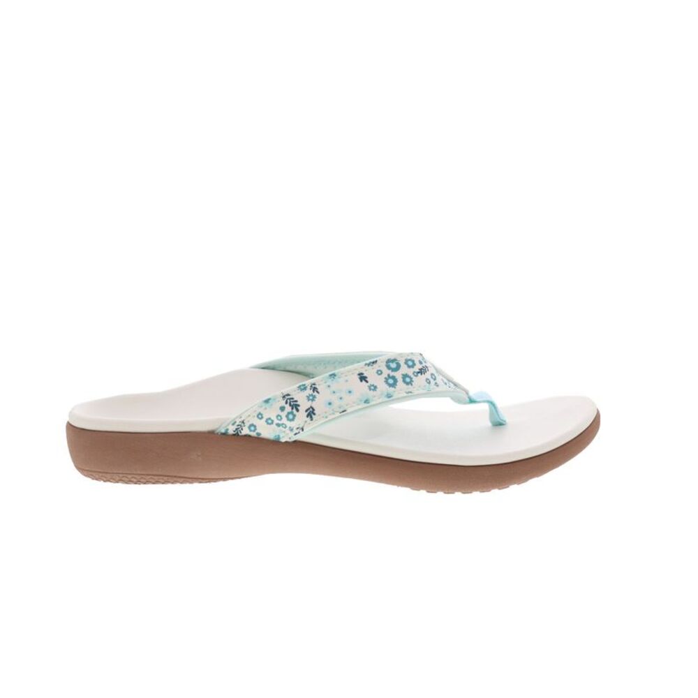 Spenco Womens Yumi Dainty Floral White Shoes (NWT)